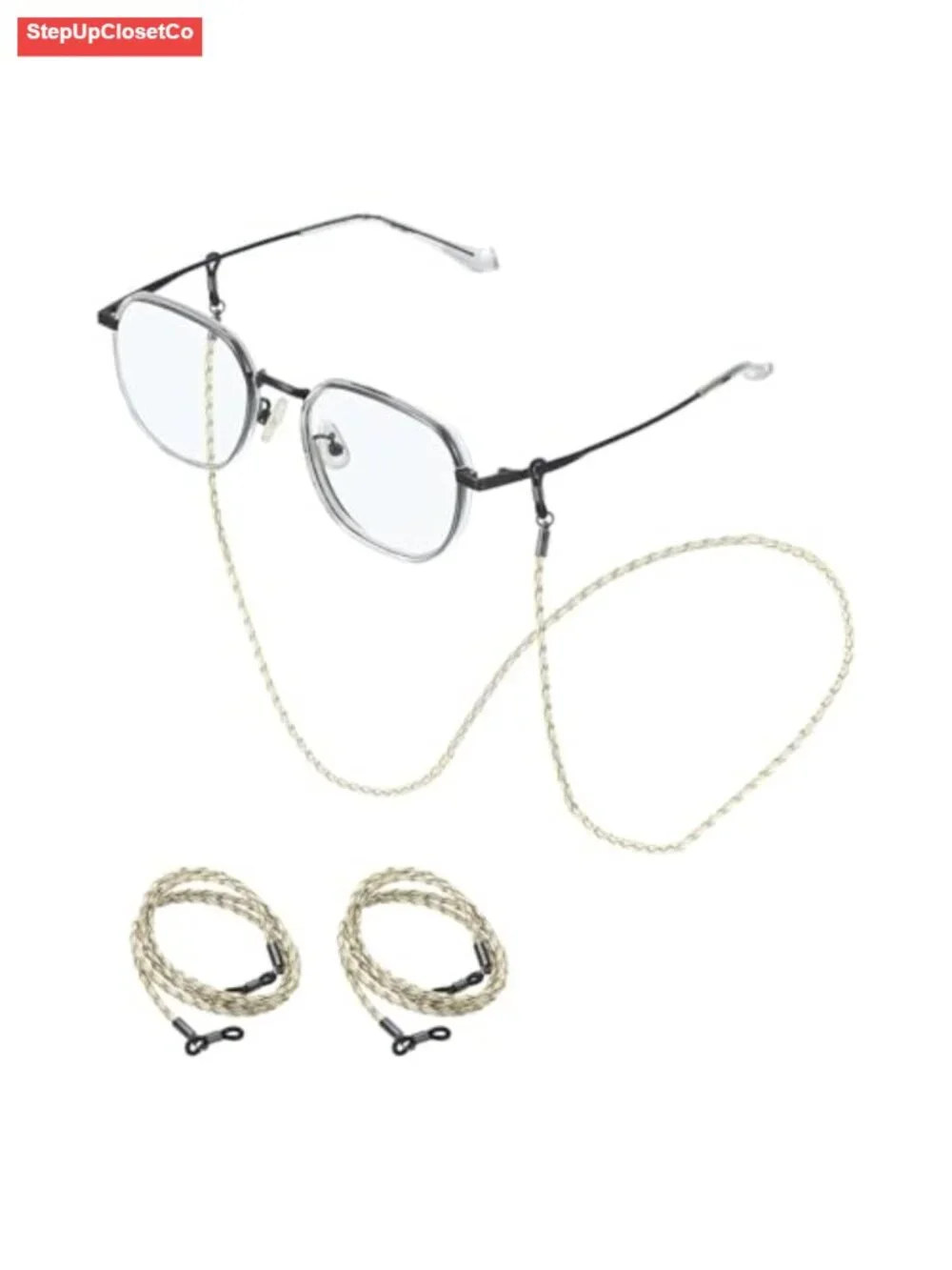 Leather Eyeglass Strap Chain for Women Men Sunglasses Lanyards Anti-lost